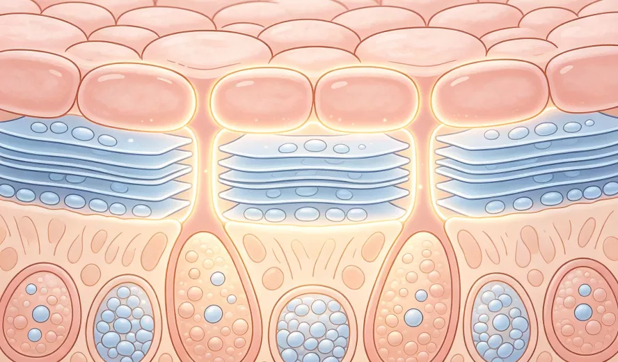 Reinforces stratum corneum architecture